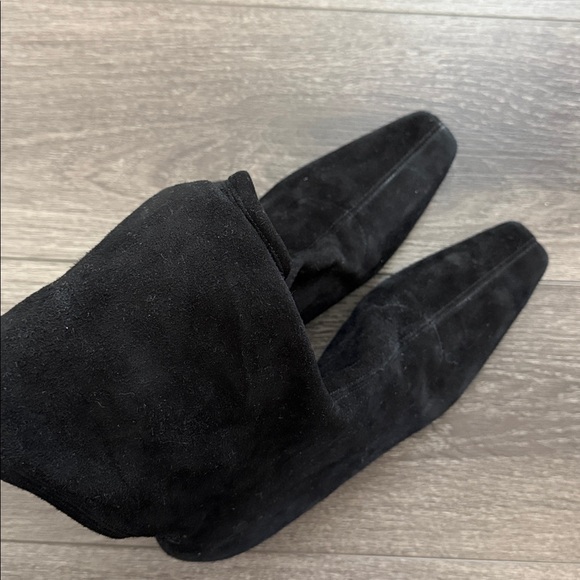 REFORMATION RAVEN BLACK SUEDE KNEE HIGH BOOTS 9.5 - Picture 9 of 9